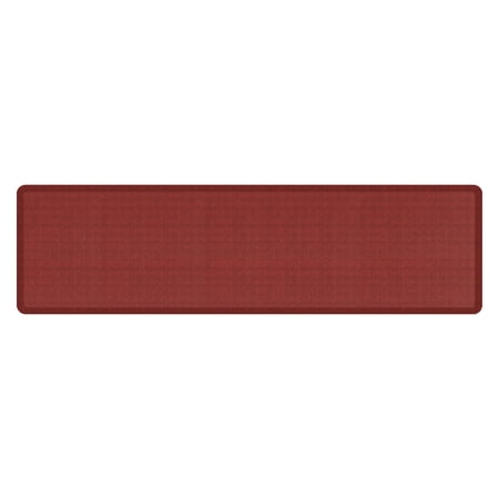 GelPro NewLife Designer Comfort Kitchen Floor Mat 30x108 Tweed Barn Red