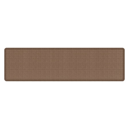 GelPro NewLife Designer Comfort Kitchen Floor Mat 30x108 Tweed Light Walnut