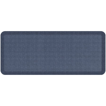 GelPro Transitional Kitchen Mat, 20" x 48", Tweed Blue