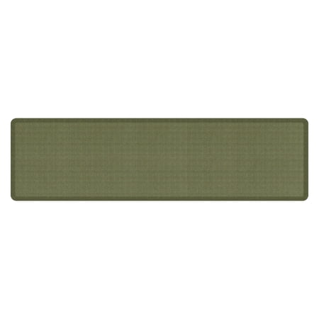 GelPro Transitional Modern Kitchen Mat, 30" x 108" , Tweed Green