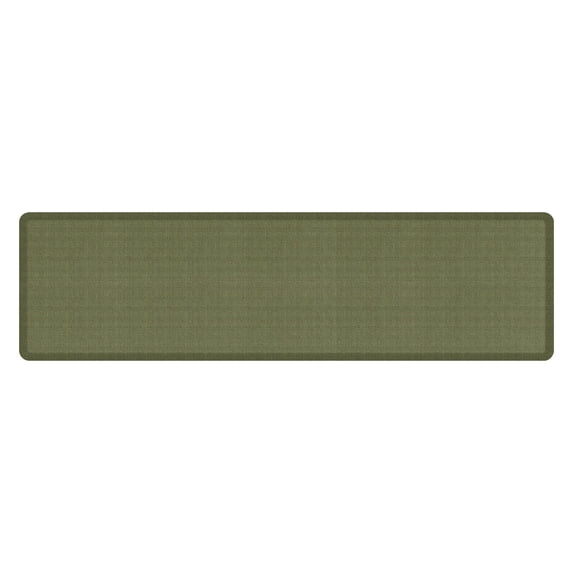 GelPro Transitional Modern Kitchen Mat, 30" x 108" , Tweed Green