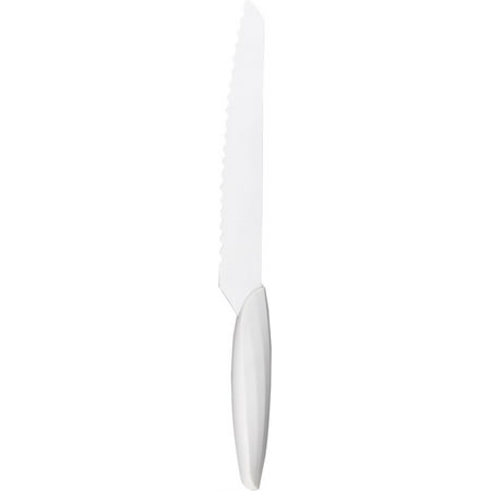 Gela 8-Inch Bread Knife, White Color