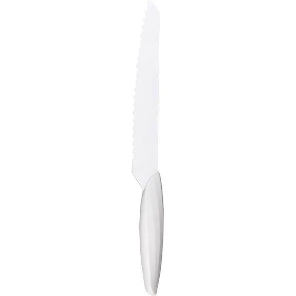 Gela 8-Inch Bread Knife, White Color