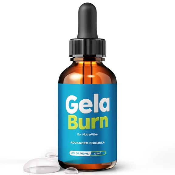 Gela Burn Natural Daily Liquid Formula Designed to Align with Fitness Goals, Support an Active Lifestyle & Body Balance | Just a Few Drops for a Fit-Focused Routine (30 Servings)