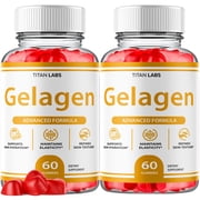 Gelagen Advanced Formula ACV Gummies Supplement for Healthy Skin Support Gela Gen 2 Pack