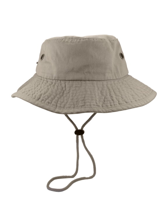 100% Cotton Stone-Washed Safari Booney Sun Hats Caps Adult Size.