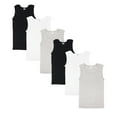 thumbnail image 1 of Gelante 6-Pack Cotton Adult Men's Basic Undershirt Tank Top Athletic Sleeveless Tee, 1 of 6