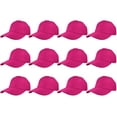 thumbnail image 1 of Gelante Adult Plain Baseball Hat Cap Adjustable Back Strap 12 Pack, 1 of 7