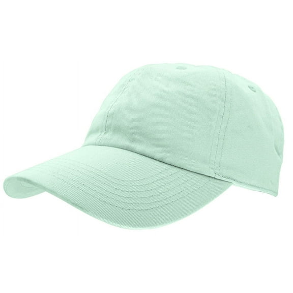 Gelante Adult Unisex Baseball Hat Cap 100% Cotton Plain Blank Adjustable Size. Aquamarine