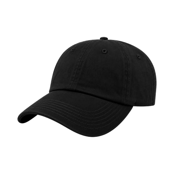 Gelante Adult Unisex Baseball Hat Cap 100% Cotton Plain Blank Adjustable Size. Black
