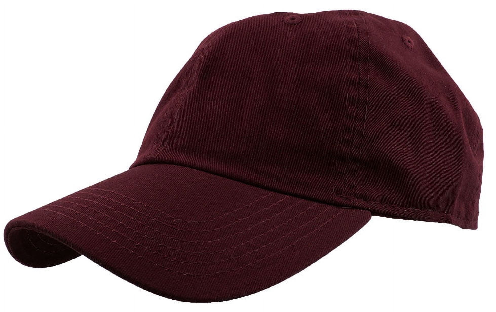 Gelante Adult Unisex Baseball Hat Cap 100% Cotton Plain 