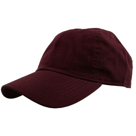 Gelante Adult Unisex Baseball Hat Cap 100% Cotton Plain Blank Adjustable Size. Burgundy