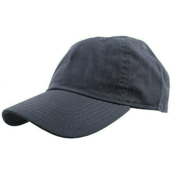 Adult Unisex Baseball Hat Cap 100% Cotton Plain Blank Adjustable Size