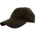 thumbnail image 1 of Gelante Adult Unisex Baseball Hat Cap 100% Cotton Plain Blank Adjustable Size. Dark Brown, 1 of 3