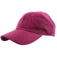 thumbnail image 1 of Gelante Adult Unisex Baseball Hat Cap 100% Cotton Plain Blank Adjustable Size. Fuchisa, 1 of 3