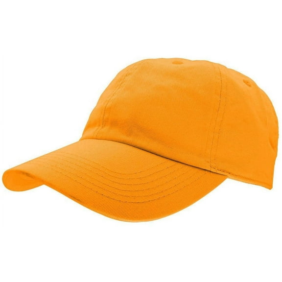 Gelante Adult Unisex Baseball Hat Cap 100% Cotton Plain Blank Adjustable Size. Gold