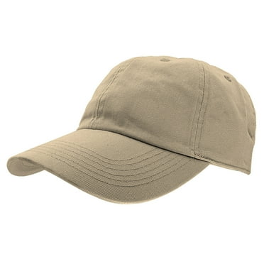 Gelante Adult Unisex Baseball Hat Cap 100% Cotton Plain Blank Adjustable Size. Khaki