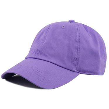 Gelante Adult Unisex Baseball Hat Cap 100% Cotton Plain Blank Adjustable Size. Lavender