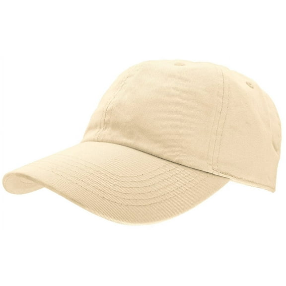 Gelante Adult Unisex Baseball Hat Cap 100% Cotton Plain Blank Adjustable Size. Putty