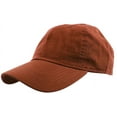 thumbnail image 1 of Gelante Adult Unisex Baseball Hat Cap 100% Cotton Plain Blank Adjustable Size. Rust, 1 of 3
