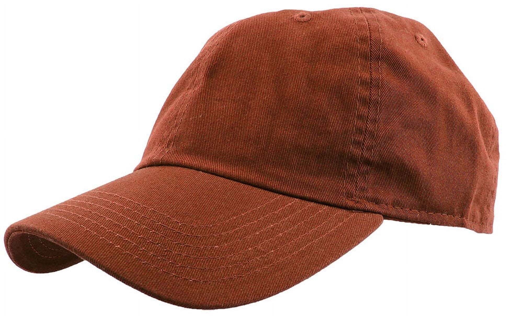 Gelante Adult Unisex Baseball Hat Cap 100% Cotton Plain Blank