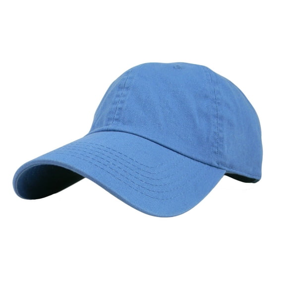 Gelante Adult Unisex Baseball Hat Cap 100% Cotton Plain Blank Adjustable Size. Sky Blue
