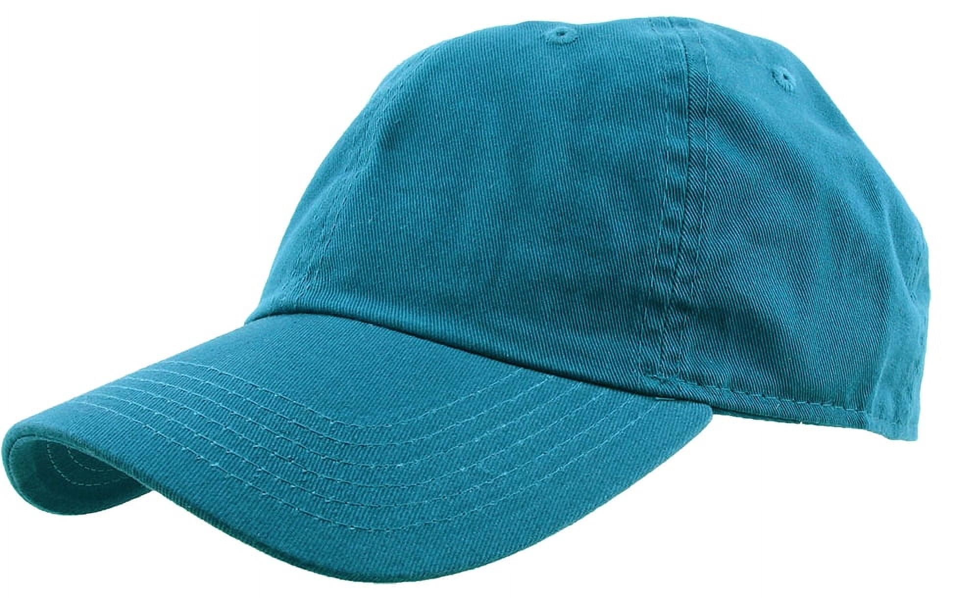 Beautiful Giant Blue Panel Hat with Adjustable Strapback 