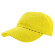 Gelante Adult Unisex Baseball Hat Cap 100% Cotton Plain Blank Adjustable Size. Yellow