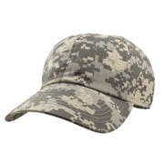 Gelante Adult Unisex Baseball Hat Cap Plain Blank Adjustable Size. Gray Digital Camo
