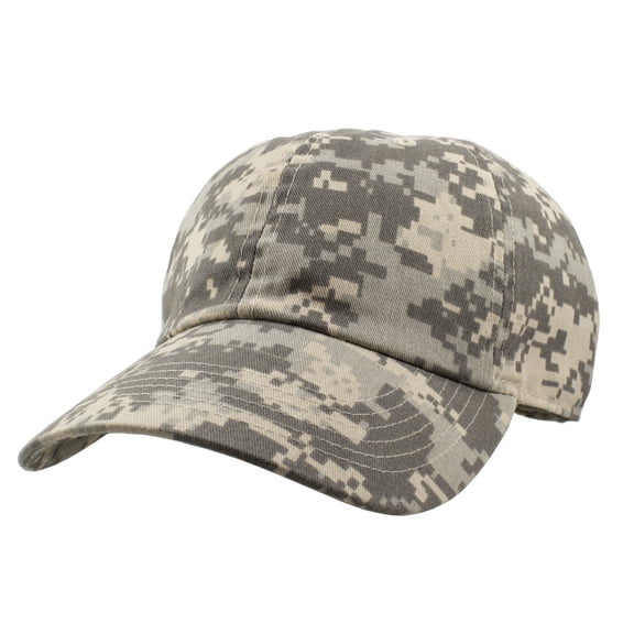 Gelante Adult Unisex Baseball Hat Cap Plain Blank Adjustable Size. Gray Digital Camo