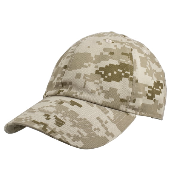 Gelante Adult Unisex Baseball Hat Cap Plain Blank Adjustable Size. Yellow Digital Camo