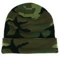 thumbnail image 1 of Gelante Beanie Hat Men Women Classic Knit Cuffed Plain Cap - Camo, 1 of 1