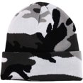 thumbnail image 1 of Gelante Beanie Hat Men Women Classic Knit Cuffed Plain Cap - City Camo, 1 of 2