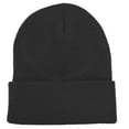 thumbnail image 1 of Gelante Beanie Hat Men Women Classic Knit Cuffed Plain Skull Cap. Black, 1 of 7