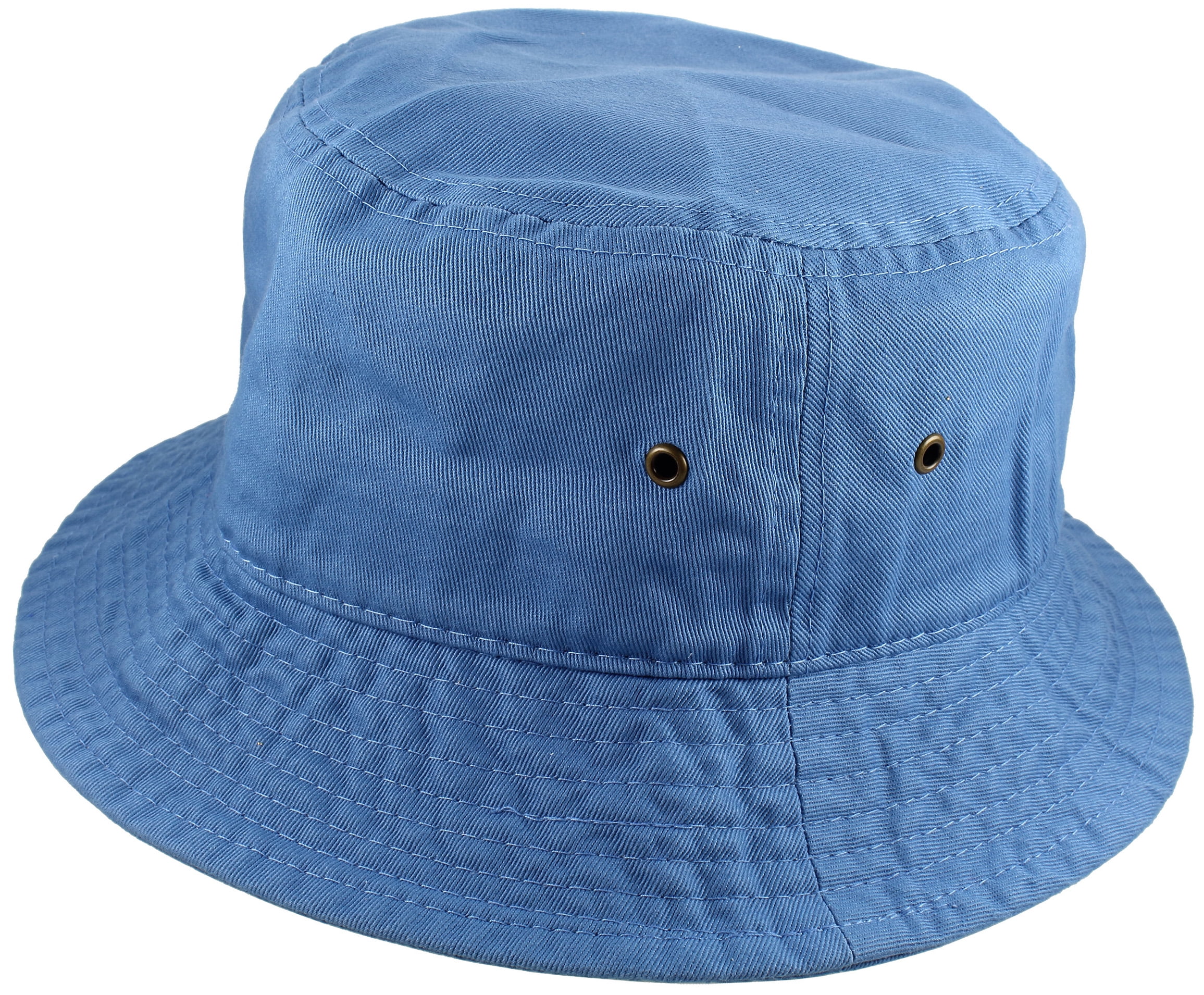 Gelante Bucket Hat 100 Cotton Packable Summer Travel Cap Sky Blue Lxl