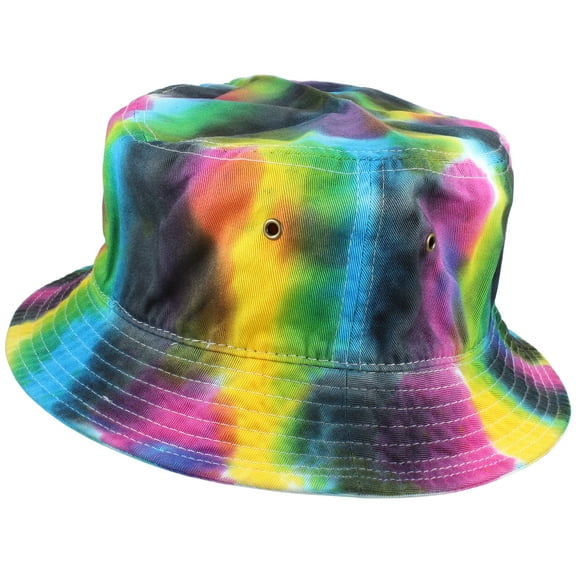 Gelante Bucket Hat Cotton Packable Summer Travel Cap. Dye B-L/XL