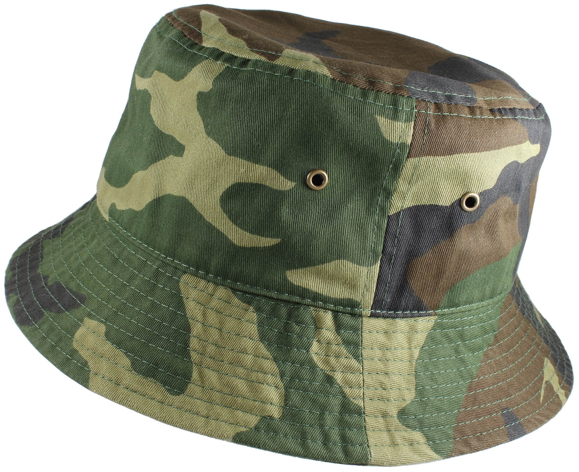 Gelante Bucket Hat 100% Cotton Packable Summer Travel Cap. Kelly Green-S/M  