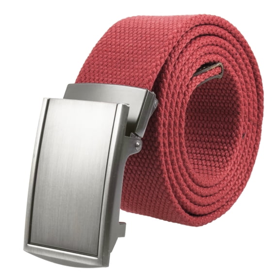 Gelante Canvas Web Belt Adjustable Heavy Duty Durable Casual Work Outdoor Men Women Metal Buckle