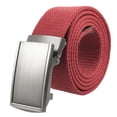 thumbnail image 1 of Gelante Canvas Web Belt Adjustable Heavy Duty Durable Casual Work Outdoor Men Women Metal Buckle, 1 of 2