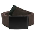 thumbnail image 1 of Gelante Fully Adjustable Canvas Web Belt with Black Flip Top Buckle 50'' Long, 1 of 3