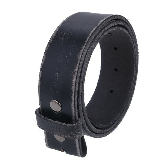 Gelante Genuine Full Grain Leather Belt Strap, Black