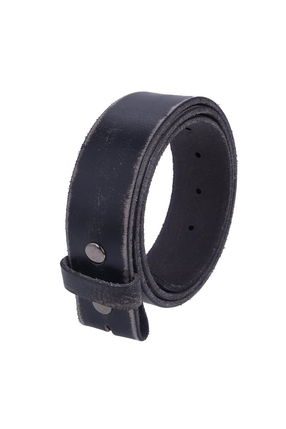 Genuine Full Grain Leather Belt Strap, Black