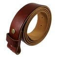 thumbnail image 1 of Gelante Genuine Full Grain Leather Belt Strap Without Belt Buckle. Tan-L, 1 of 4