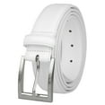 thumbnail image 1 of Gelante Genuine Leather Dress Belts for Men. Single Prong Buckle belt for Suits, Jeans Uniform. WHT-XL (42-44), 1 of 5