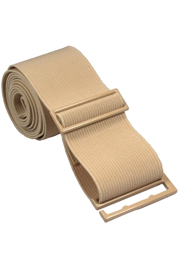 Lady Invisible Belt - Web Canvas Elastic Adjustable Skinny No Show Belt