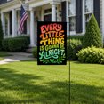 thumbnail image 1 of Gelasgo Linen Garden Flag Inspirational Quote Design Outdoor Yard Flag Decorative Banner for Lawn Garden Patio Front Door Home Decor, 1 of 5