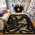 thumbnail image 1 of Gelasgo Racing Track Velvet Area Rug, Road Map Play Mat Rectangle Floor Carpet, Soft Plush Non Slip Rug for Kids Room Playroom Decor 47.2"×31.5", 1 of 5