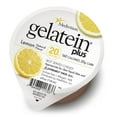 thumbnail image 1 of Gelatein Plus Lemon: 20 grams of protein. Ideal for clear liquid diets, swallowing difficulties, dialysis and oncology. Great pre or post-workout snack. (36 pack), 1 of 2