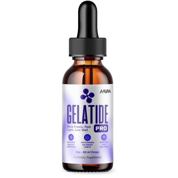Gelatide Pro Health Management Support Drops, Gelatide Daily Support Supplement (2oz)