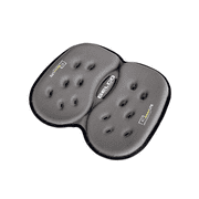 Gelco GSeat LITE Travel Gel Foam Cushion for Back & Sciatica Relief, Black